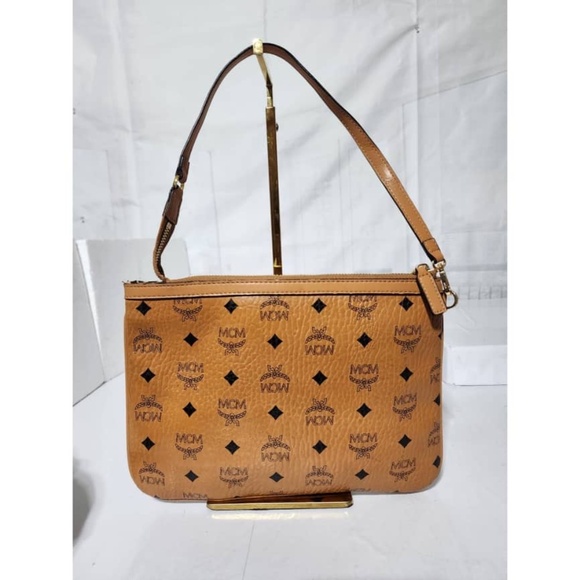 Authentic MCM Visetos Pochette Brown - Picture 13 of 13